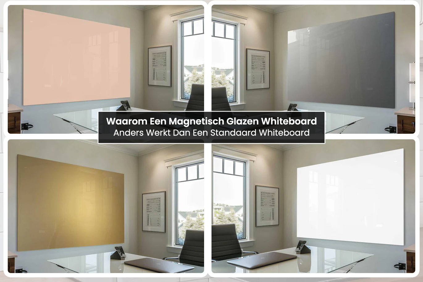 Magnetisch Glazen Whiteboard