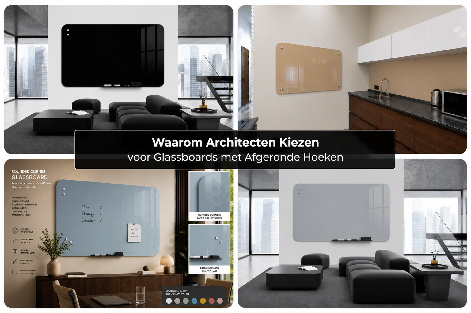 whiteboard zonder frame