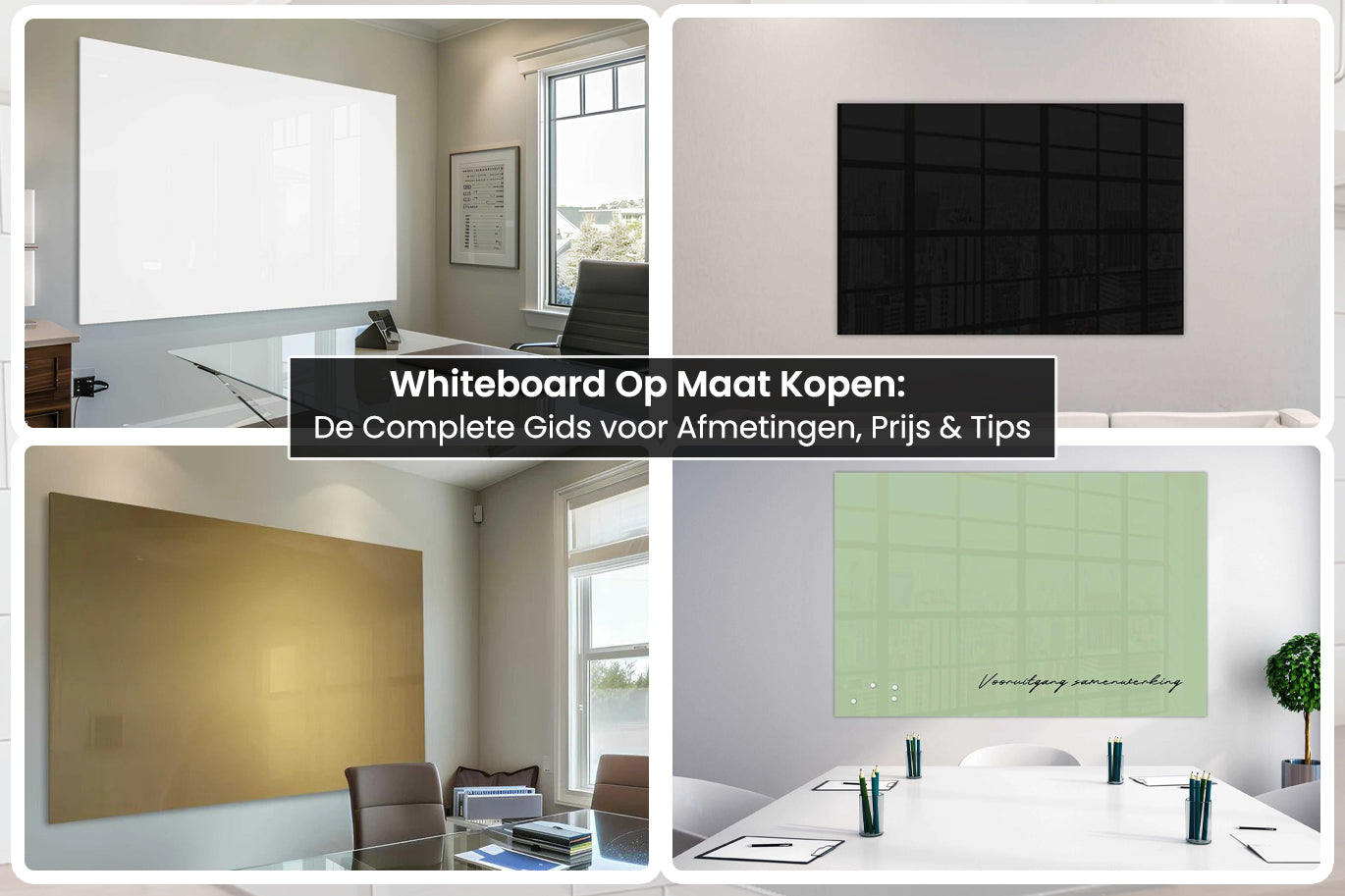 Glazen Whiteboard op Maat Kopen: De Complete Gids voor Afmetingen, Prijs &amp; Tips