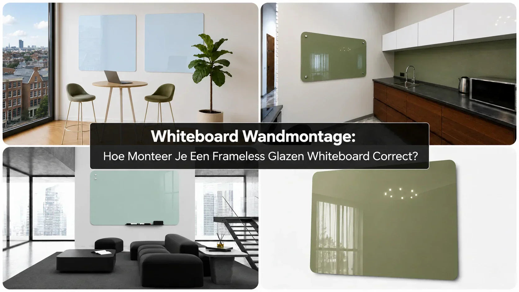 Whiteboard Wandmontage