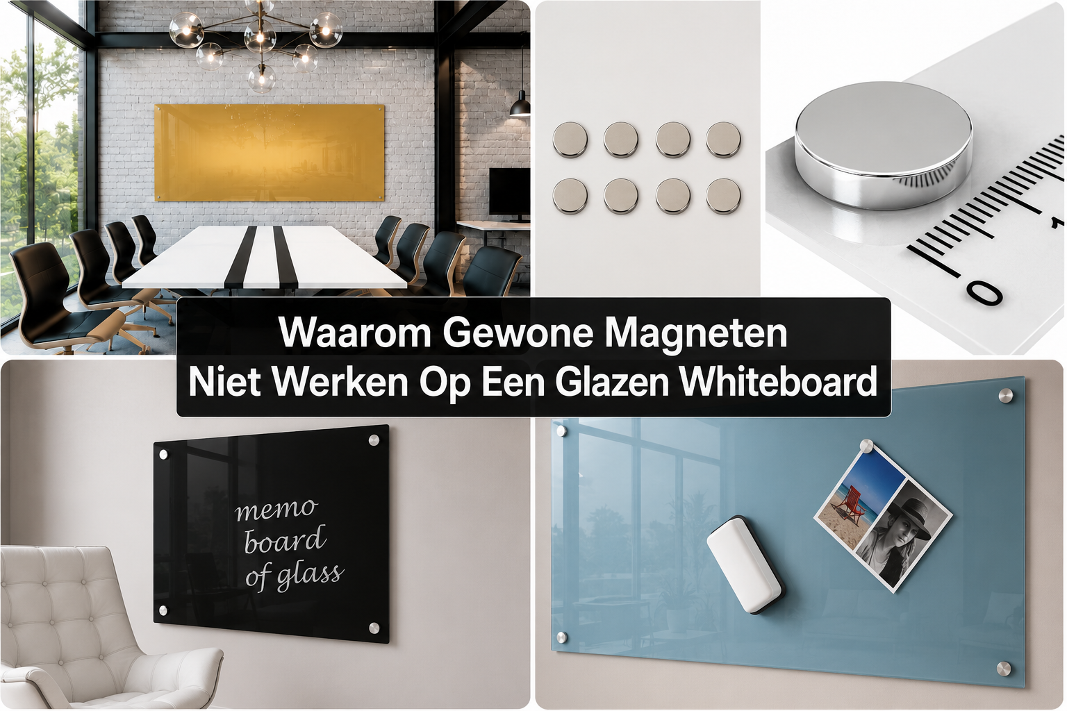 magneten voor glazen whiteboard
