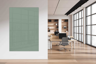 Whiteboard Glas Olive Velvet