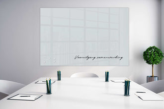 Whiteboard Glas Silver mist