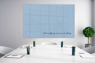 Whiteboard Glas Sky Blue