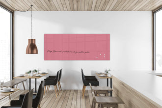 Whiteboard Glas Velvet Rose