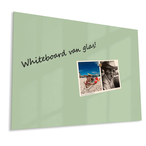 Glazen Whiteboard - Willow Green