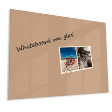 Glazen Whiteboard - Sand Stone