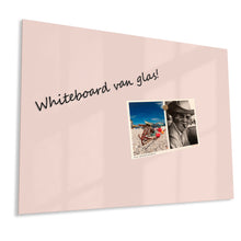 Glazen Whiteboard - Soft Rose