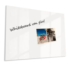 Glazen Whiteboard - Pearl White