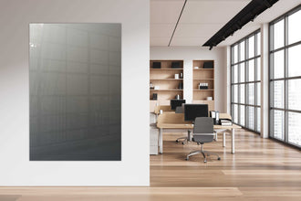 Whiteboard Glas Silver