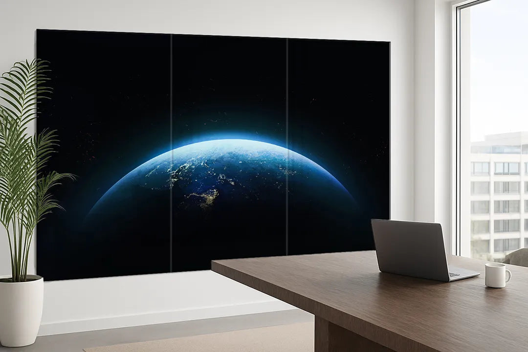 Whiteboard van glas - Magneetbord - Planeet aarde