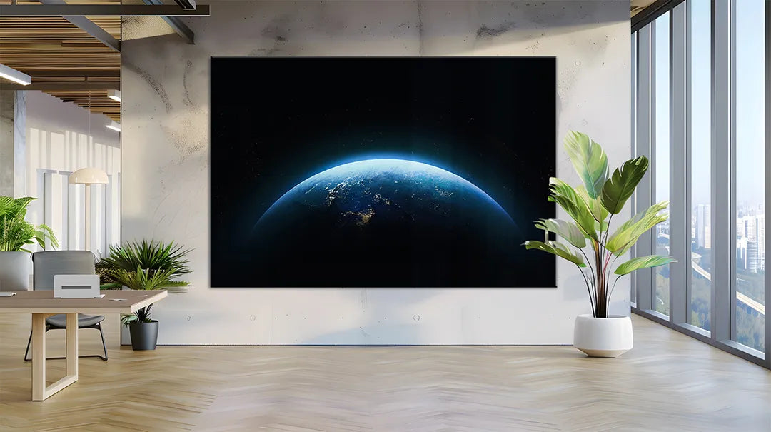 Whiteboard van glas - Magneetbord - Planeet aarde
