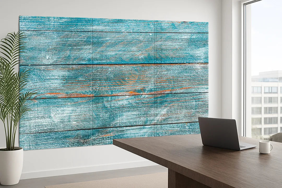 Whiteboard van glas - Magneetbord - Geverfd hout