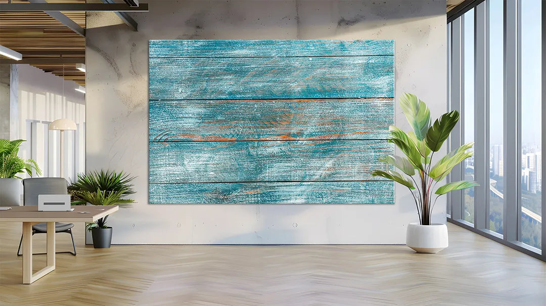 Whiteboard van glas - Magneetbord - Geverfd hout