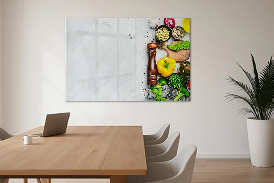 whiteboard-van-glas-magneetbord-ingredienten-op-stenen-tafel