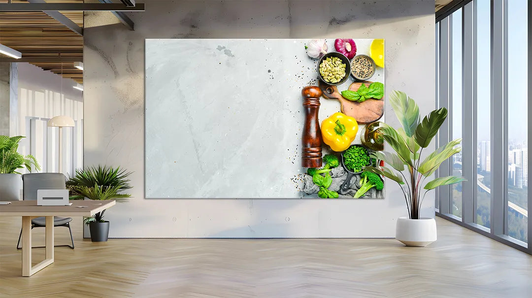 whiteboard-van-glas-magneetbord-ingredienten-op-stenen-tafel