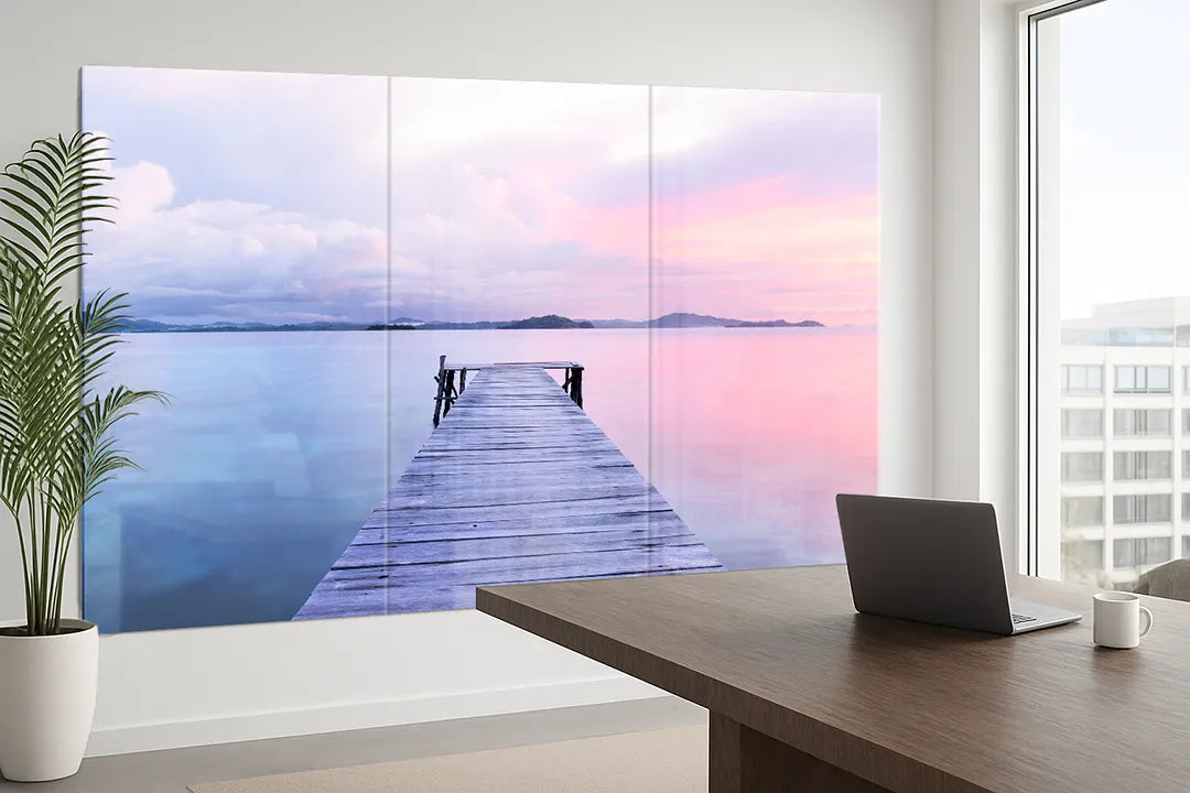 Glazen Whiteboard - Magneetbord - Krasvrij - Lente Bloemen