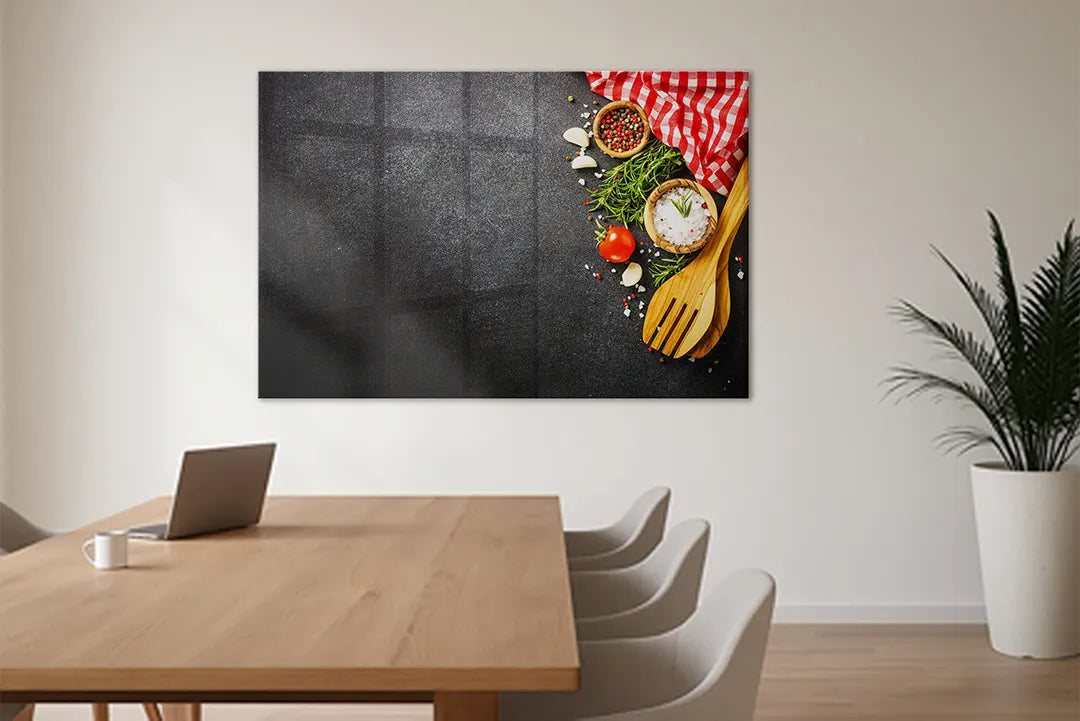 whiteboard-van-glas-magneetbord-ingredienten-o-zwarte-tafel