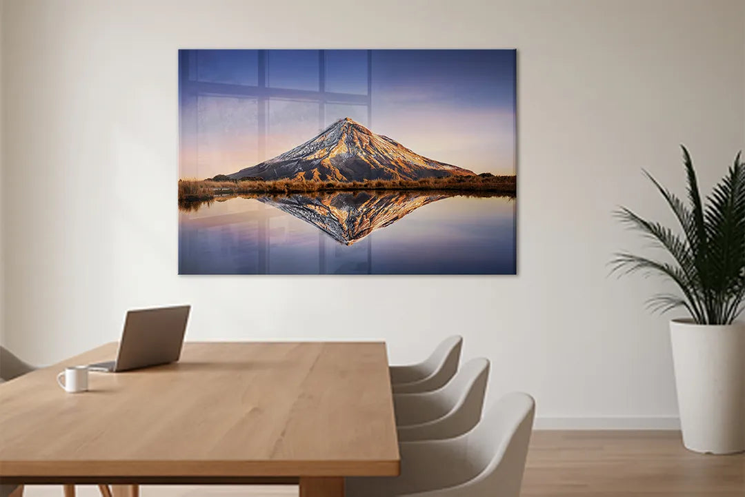 Whiteboard van glas - Magneetbord - Berg Taranaki