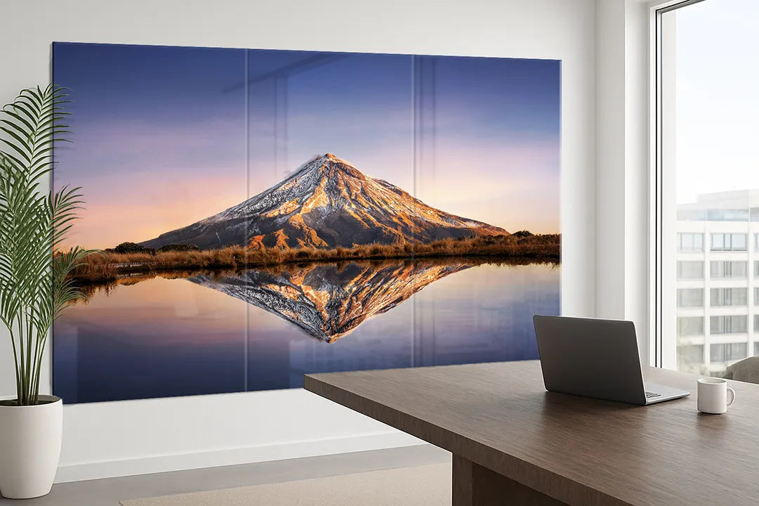 Whiteboard van glas - Magneetbord - Berg Taranaki