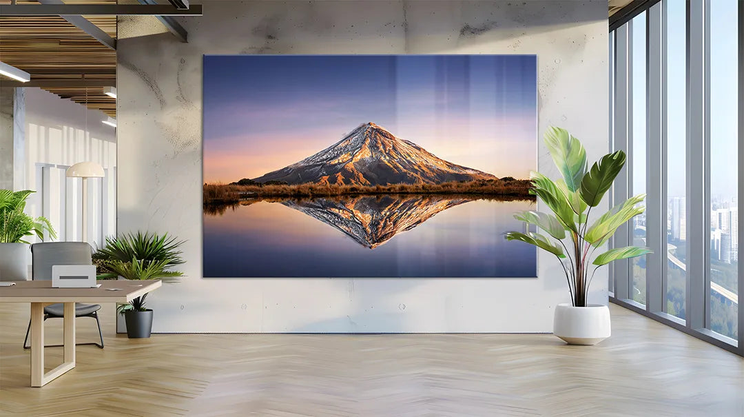 Whiteboard van glas - Magneetbord - Berg Taranaki