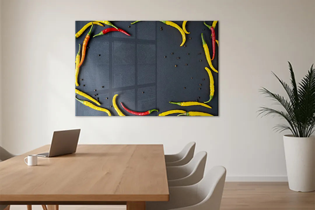 Whiteboard van glas -Magneetbord - Pepers