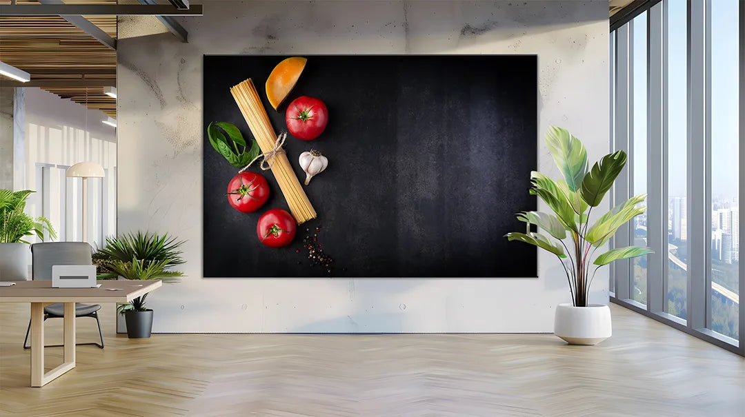 Whiteboard van glas - Magneetbord - Pasta ingredií‚nten