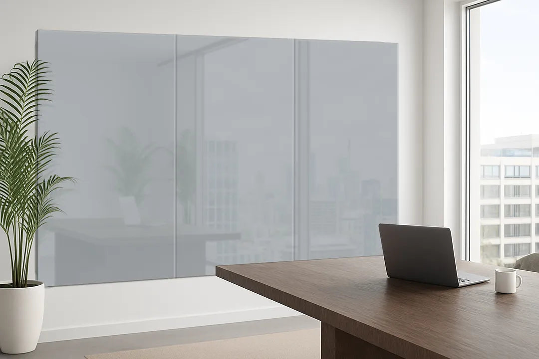 Mydesignglas Glazen Whiteboard - Graphite Haze- Magnetisch Glasbord - Glas Magneetbord