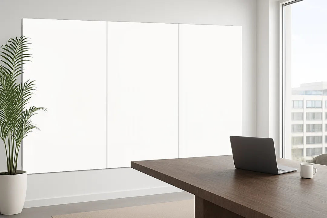 Mydesignglas Glazen Whiteboard - Pearl White - Magnetisch Glasbord - Glas Magneetbord