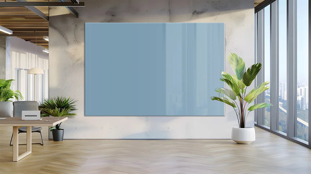 Mydesignglas Glazen Whiteboard - Ocean Mist- Magnetisch Glasbord - Glas Magneetbord