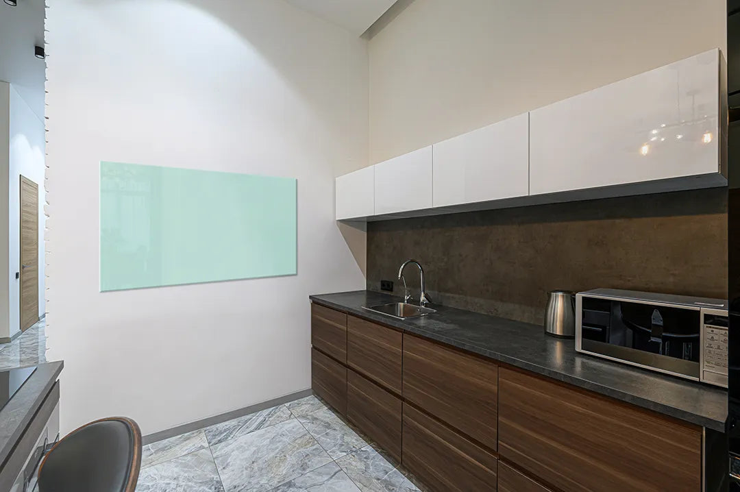 Mydesignglas Glazen Whiteboard - Aqua Glaze - Magnetisch Glasbord - Glas Magneetbord