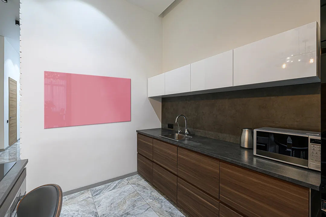 Mydesignglas Glazen Whiteboard - Velvet Rose - Magnetisch Glasbord - Glas Magneetbord