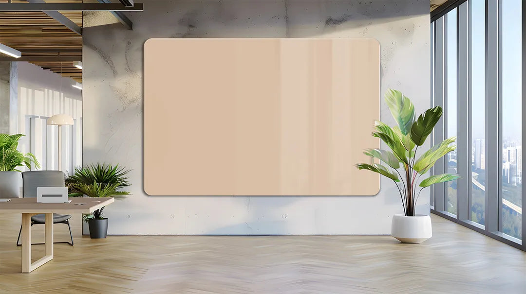 Glazen Whiteboard Afgeronde Hoeken | Magnetisch Glasbord glazen whiteboard, magnetisch glasbord, Magneetbord, glazen magneetboard, whiteboard glas