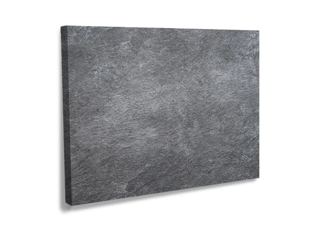 Kurkborden op canvas met donkergrijze betonstructuur – formaat 120 × 80 cm