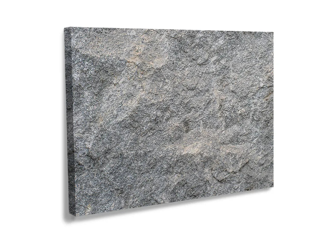 Kurkborden op canvas met ruwe grijze steenstructuur – formaat 120 × 80 cm