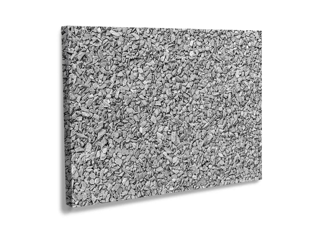 Kurkborden op canvas met grijze korrelige materiaalstructuur – formaat 120 × 80 cm