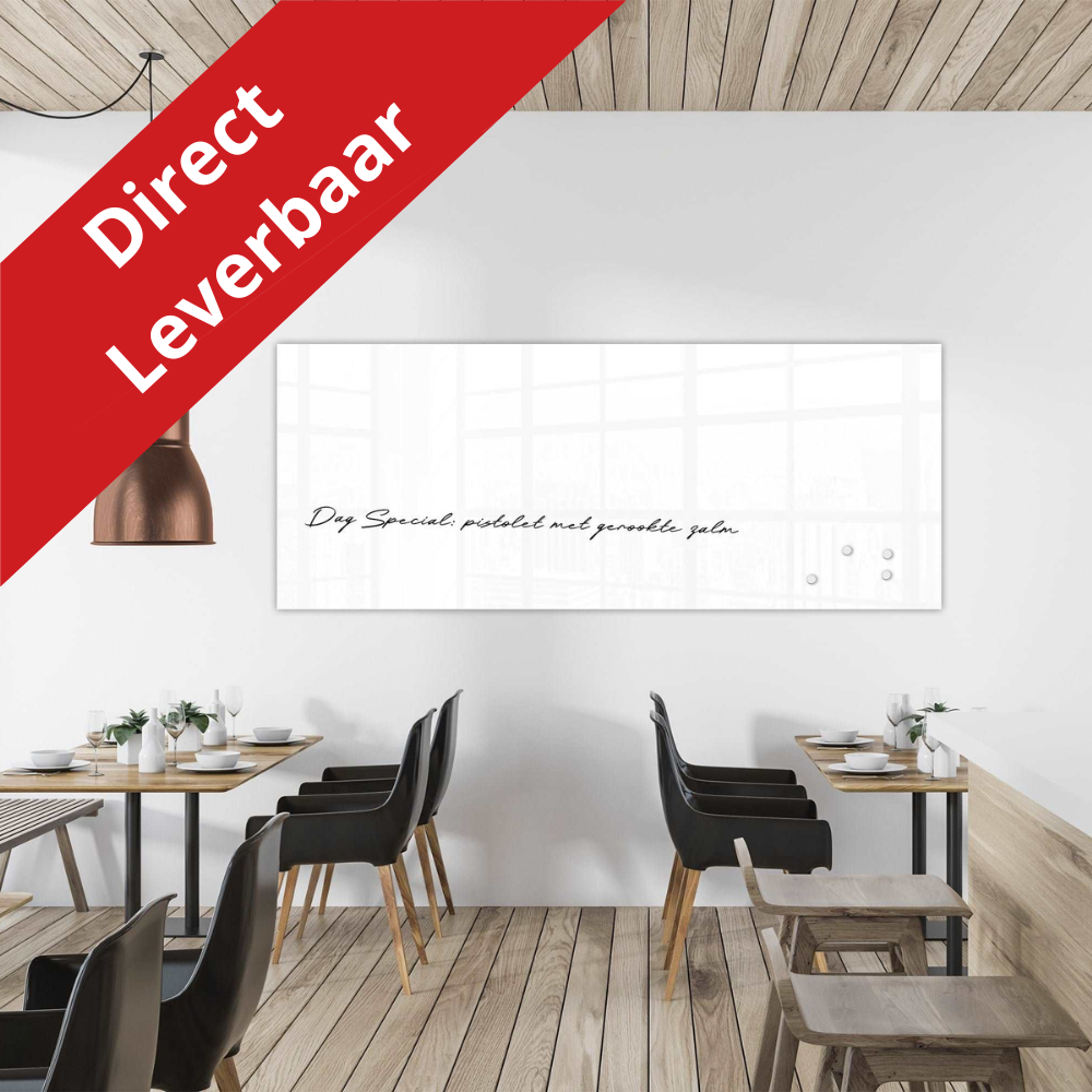 Magnetisch whiteboard glas voor professioneel gebruik