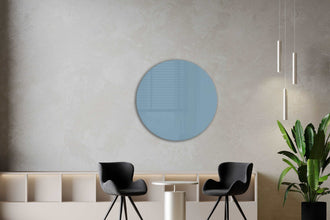 Whiteboard Glas Rond Ocean mist