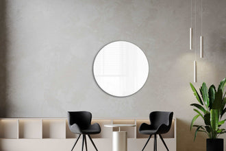 Whiteboard Glas Rond Snow White