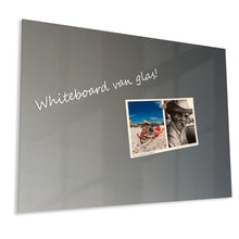 Glazen Whiteboard - Silver