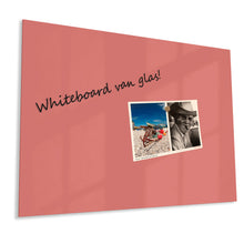 Glazen Whiteboard - Peach Silk