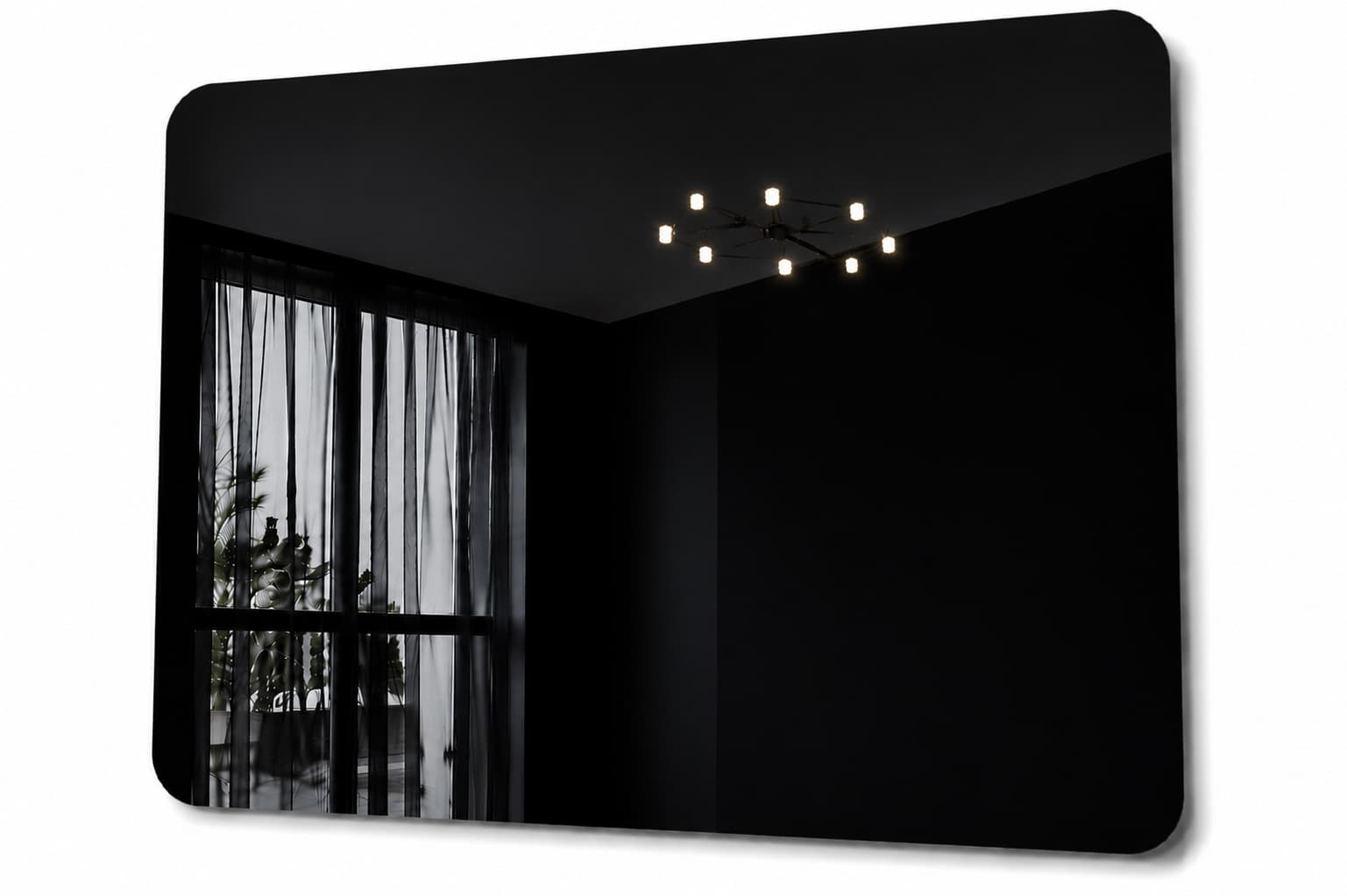 Whiteboard Glas - afgeronde hoeken - Night Sky