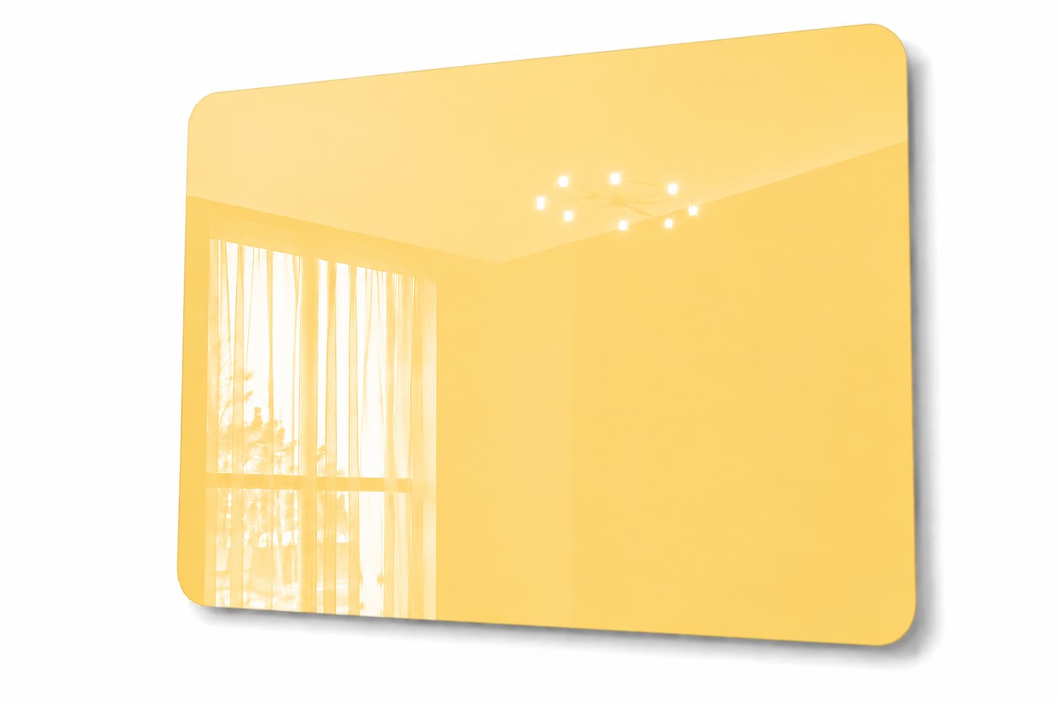 Whiteboard Glas - afgeronde hoeken - Sunbeam
