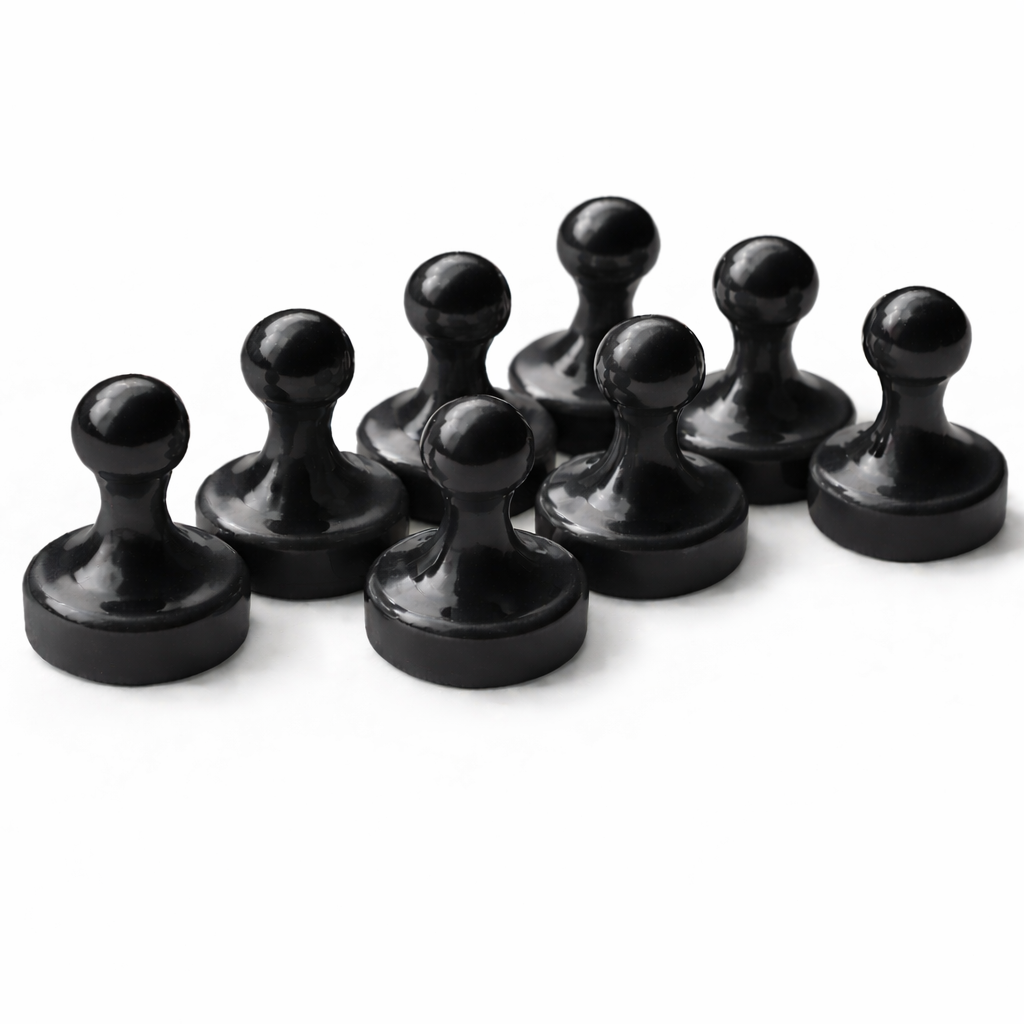 Extra Sterke Neodymium Pin Magneten voor Glasborden - 8 stuks
